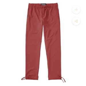 Coalatree The Trailhead Adventure Pant in Color Rust, Size M-slim